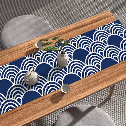 table runner 青海波に華紋　帯リメイク table runner 青海波に華紋 帯リメイク