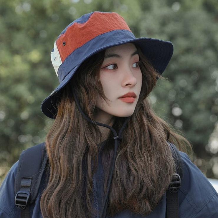 Color Block Quick-Dry Fisherman Hat