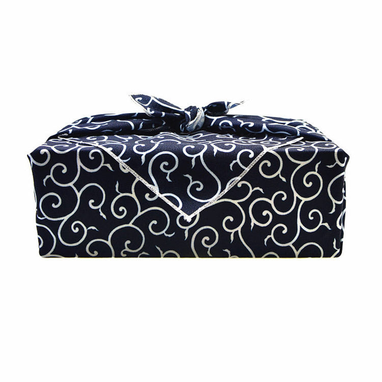 Blue Green Karakusa Furoshiki Bento Wrapping Cloth