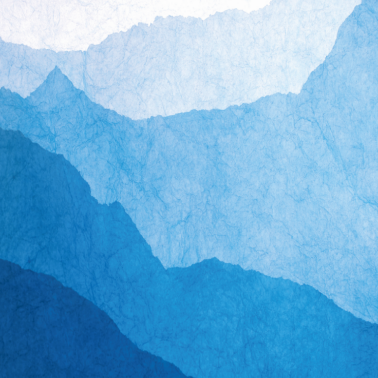 Blue Mountain Furoshiki Bento Wrapping Cloth