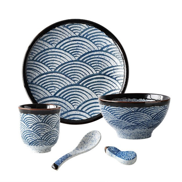 Seigaiha Dinnerware Set B