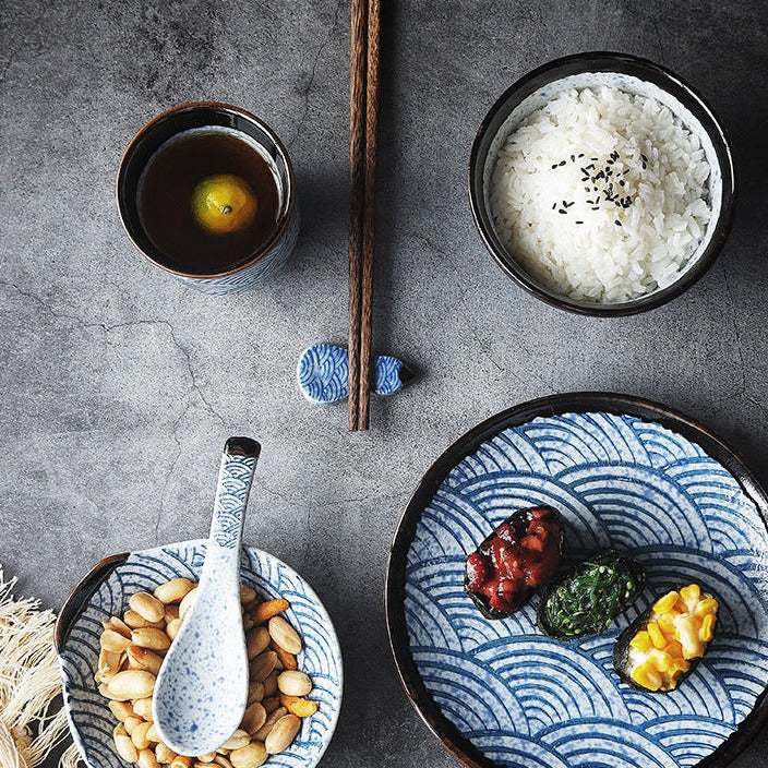 Seigaiha Dinnerware Set B