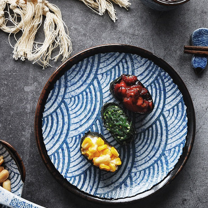 Seigaiha Dinnerware Set B