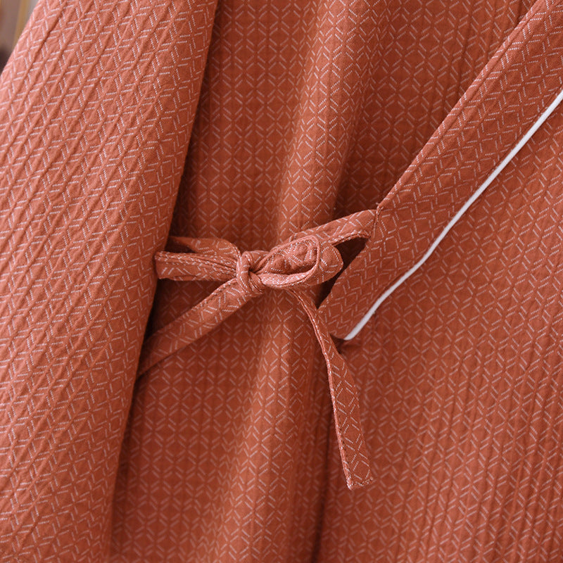 Double Gauze Yukata Bathrobe