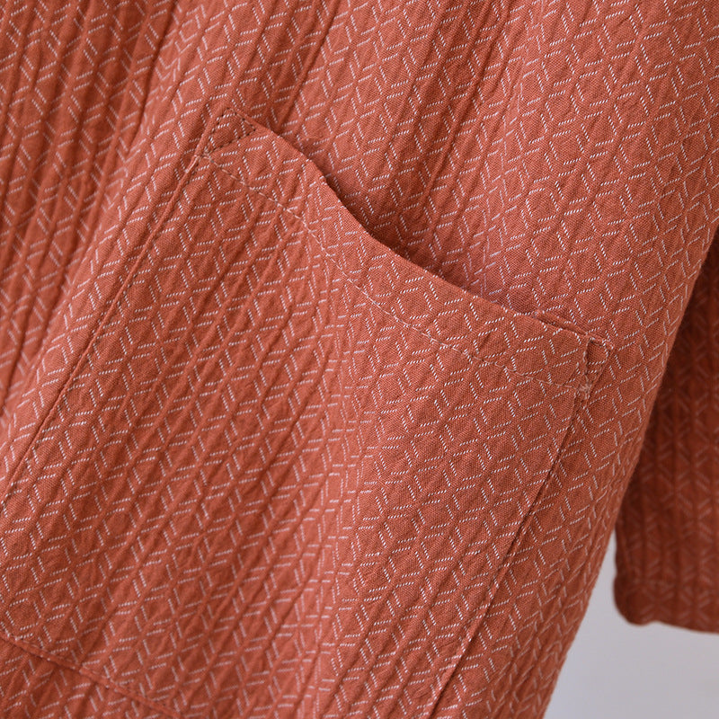 Double Gauze Yukata Bathrobe