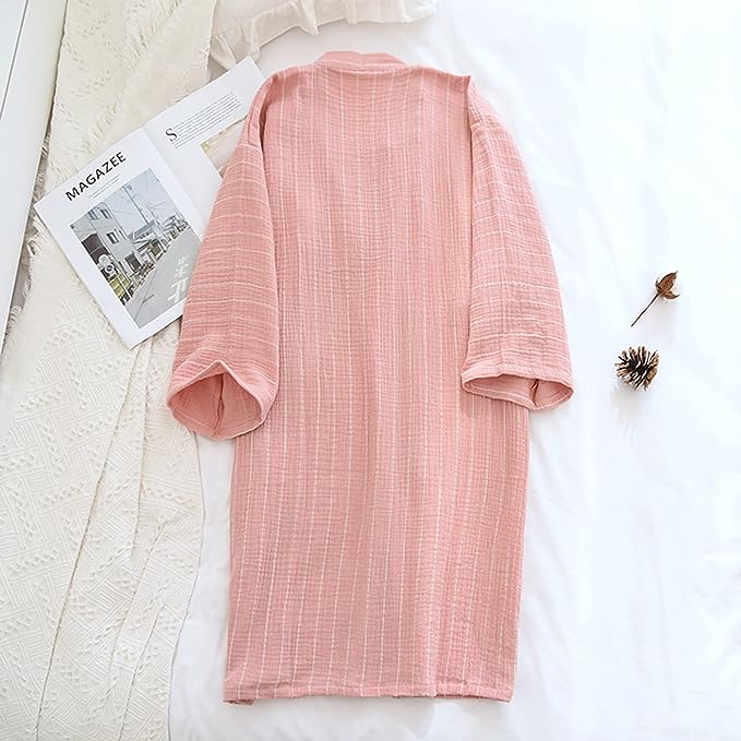 Traditional Japanese Striped Home Yukata