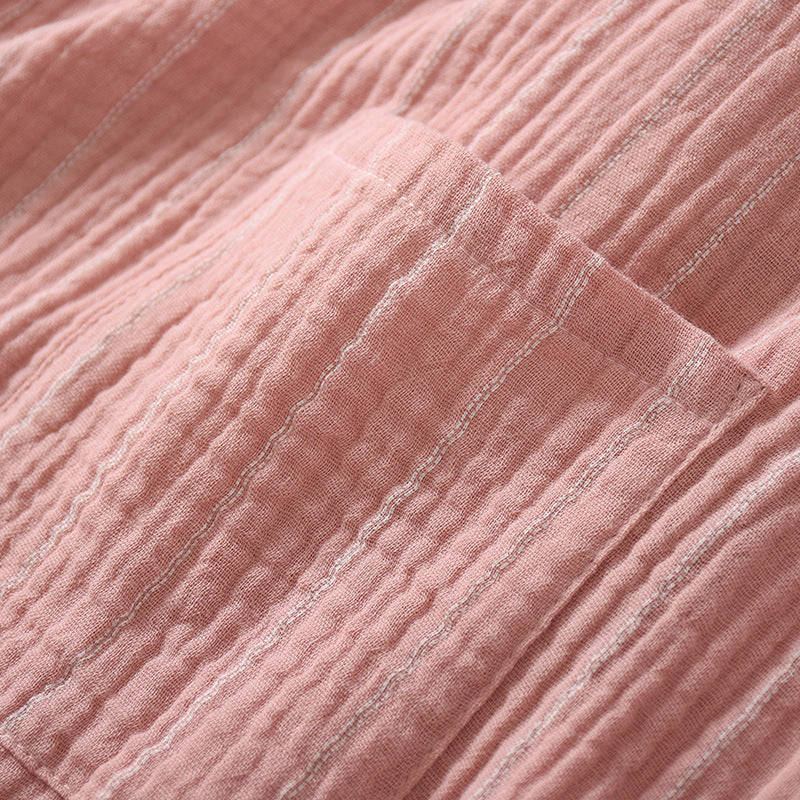 Traditional Japanese Striped Home Yukata