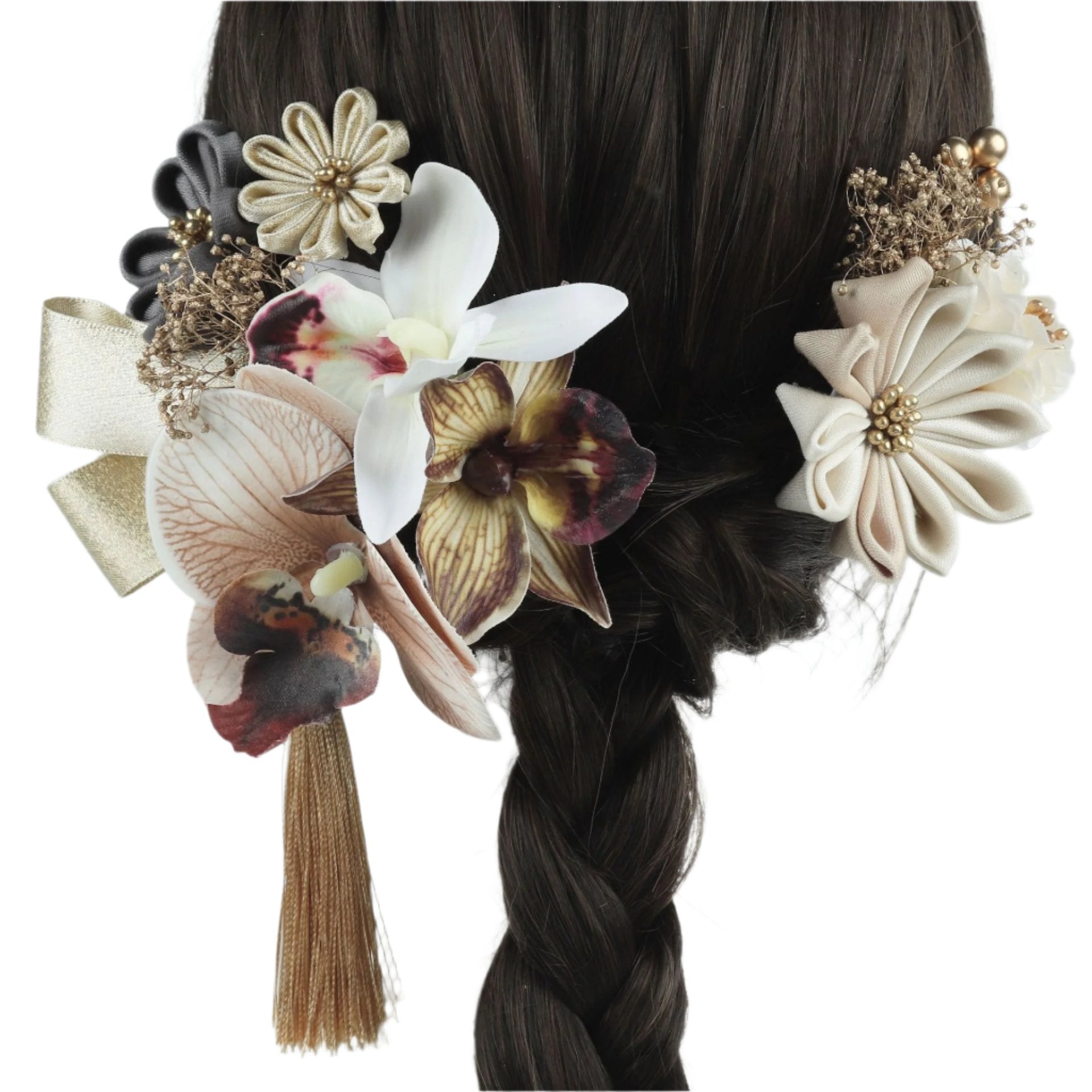 Japanese Ceremony Hair Accessories Set | Seigaihaya Traditional Kimono