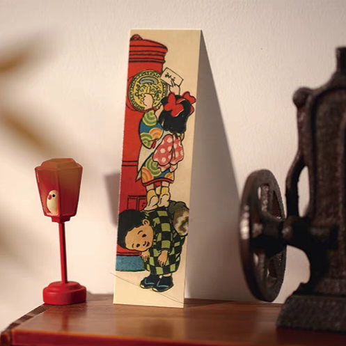 Japanese Showa Era Vintage Bookmarks Set