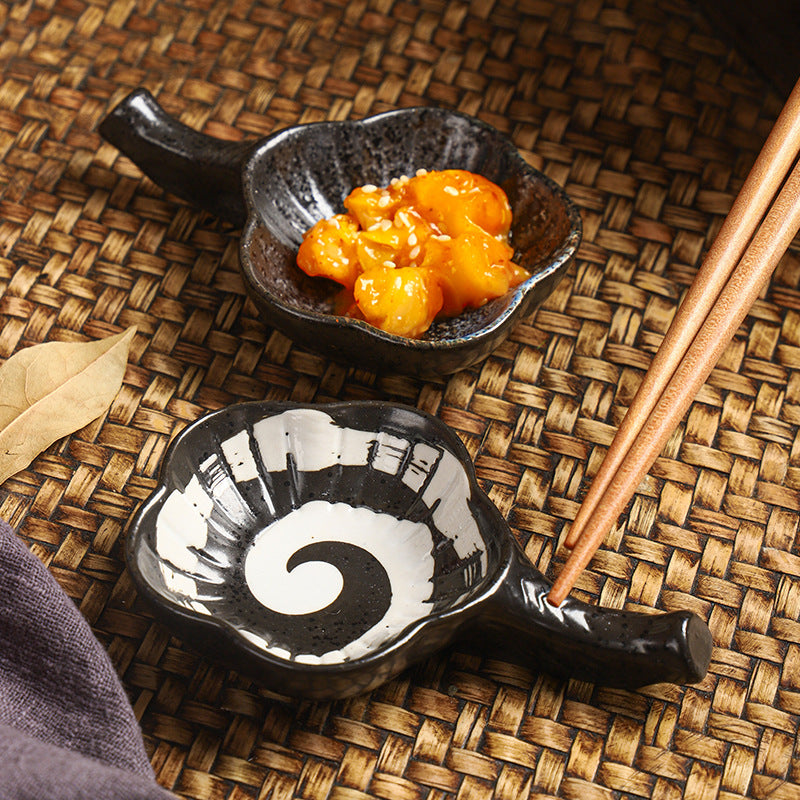 Japanese Ceramic Chopstick Rest with Sauce Dish