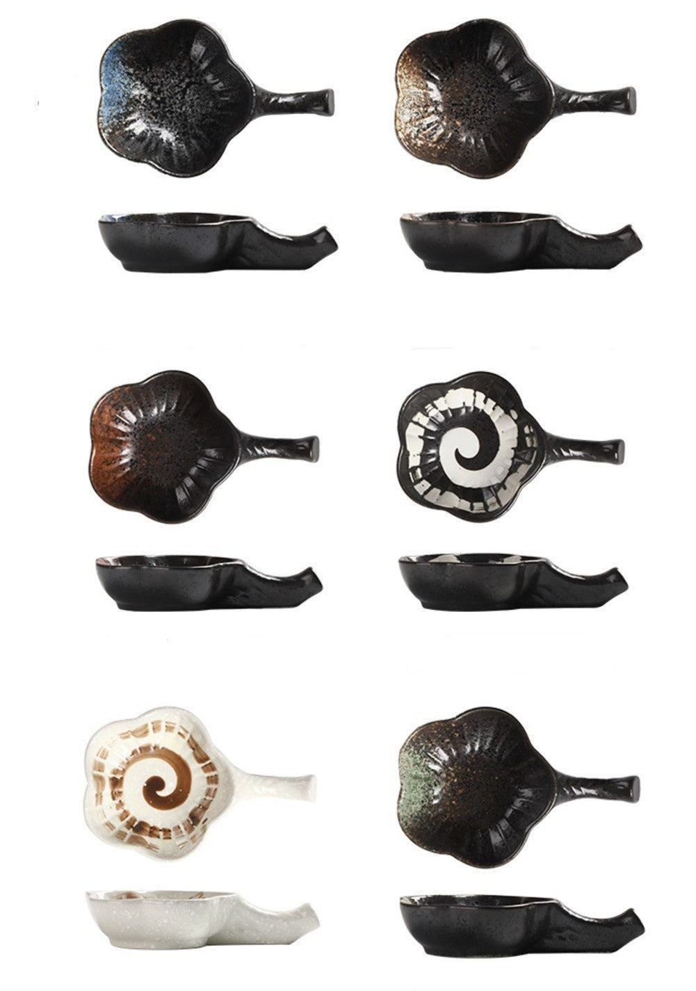 Japanese Ceramic Chopstick Rest with Sauce Dish