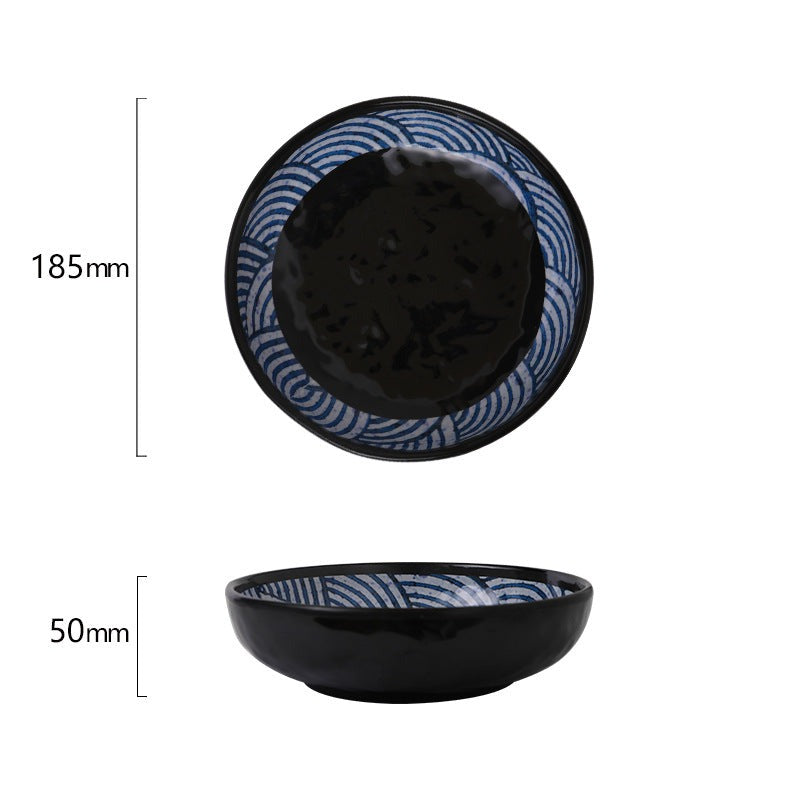 Seigaiha Shallow Bowls 500ml