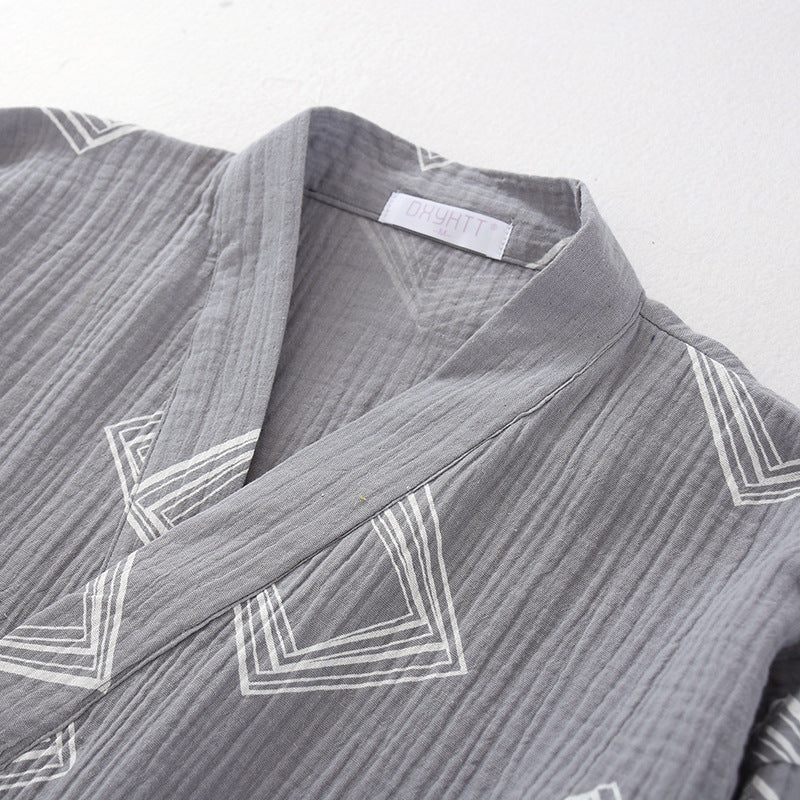 Traditional Japanese Home Yukata Bathrobe