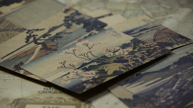 36 Views Ukiyo-e Postcards Set