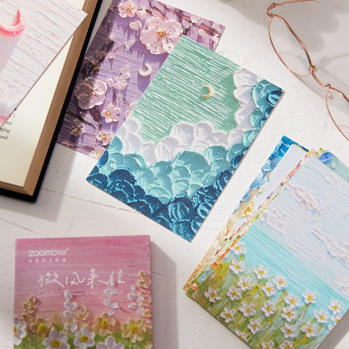 3D Printing Blossoms Postcards Set