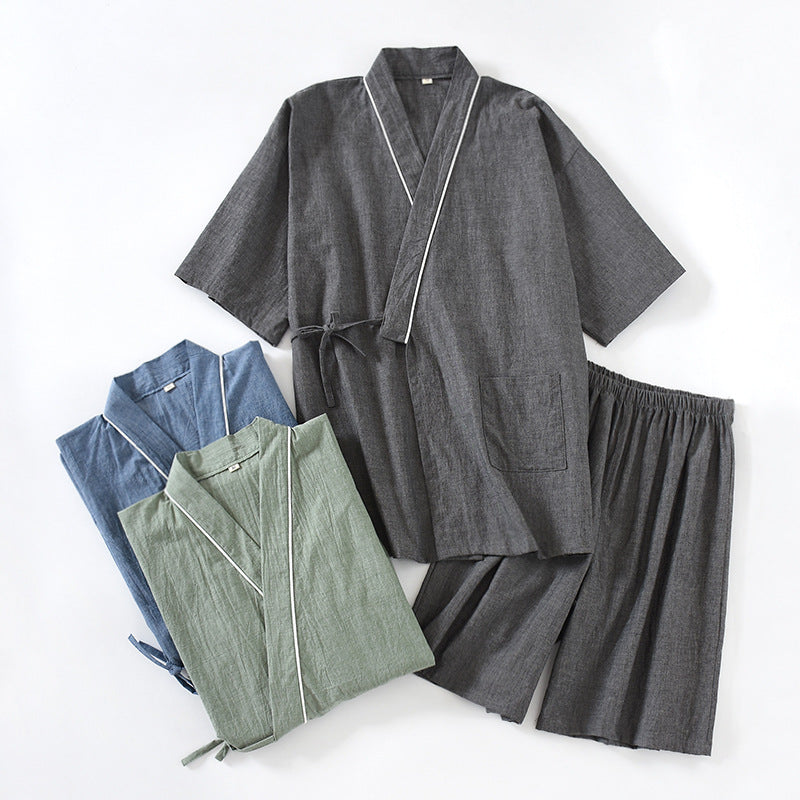Seigaiha-Ya Japanese Summer Sleepwear Set