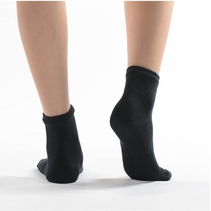 Men Black Flip Flop Socks