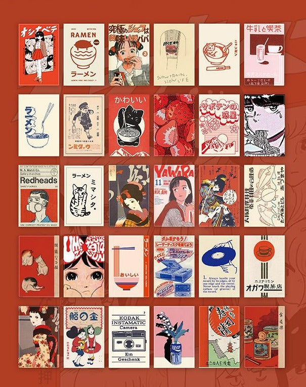 Japanese Showa Era Vintage Postcards Set  Thank You & Invatation Card –  Seigaihaya