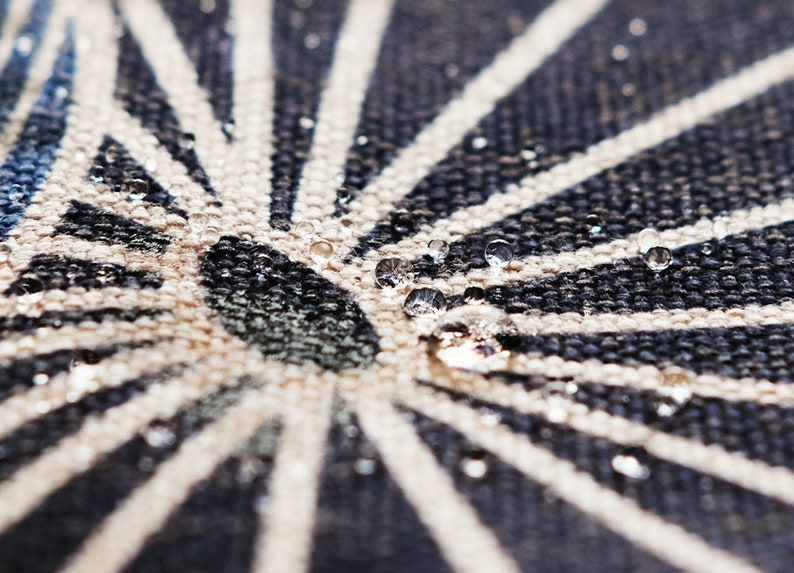 Koi Fish Linen Table Runner