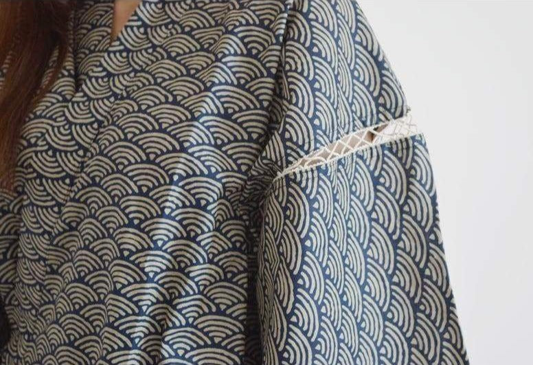 Seigaiha Sleepwear Set