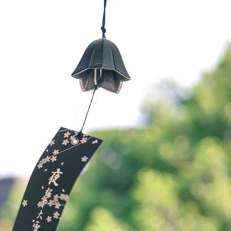 Gentian Cast Iron Wind Chime