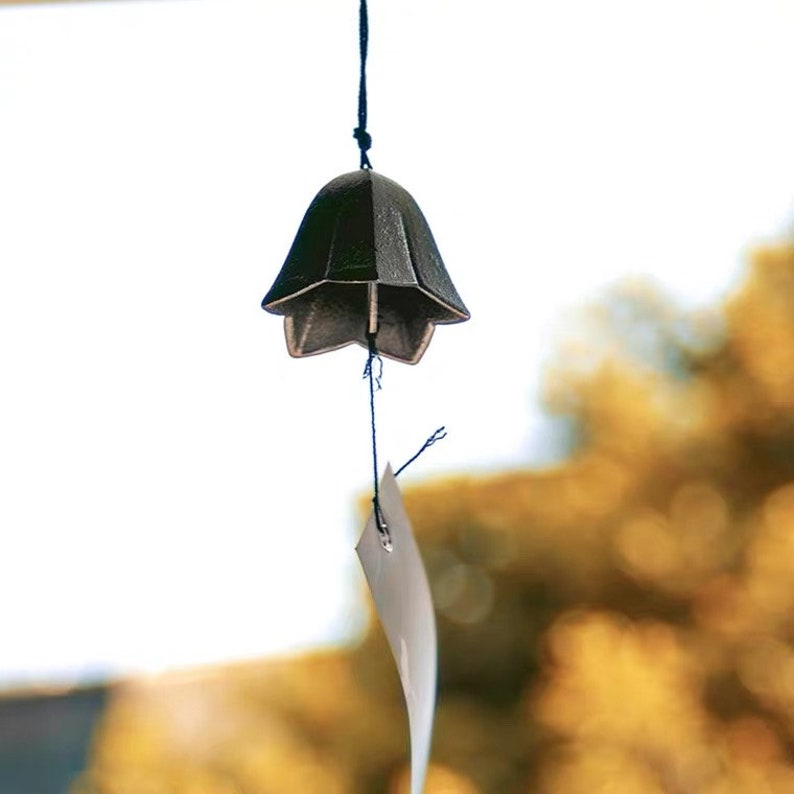 Gentian Cast Iron Wind Chime