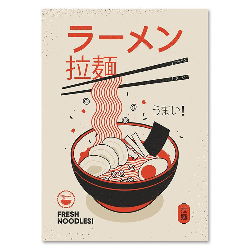 Unframed Canvas Wall Art [Ramen] | Japanese Restaurant Izakaya