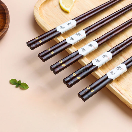 Sakura Wooden Chopsticks 20 Pcs Set