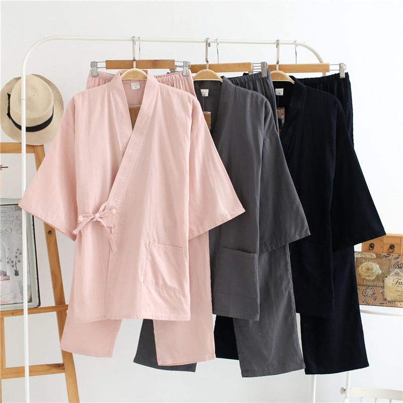 Unisex Jinbei Japanese Pajamas Set