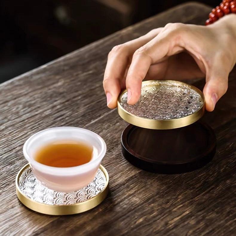 Seigaiha Glass Coaster