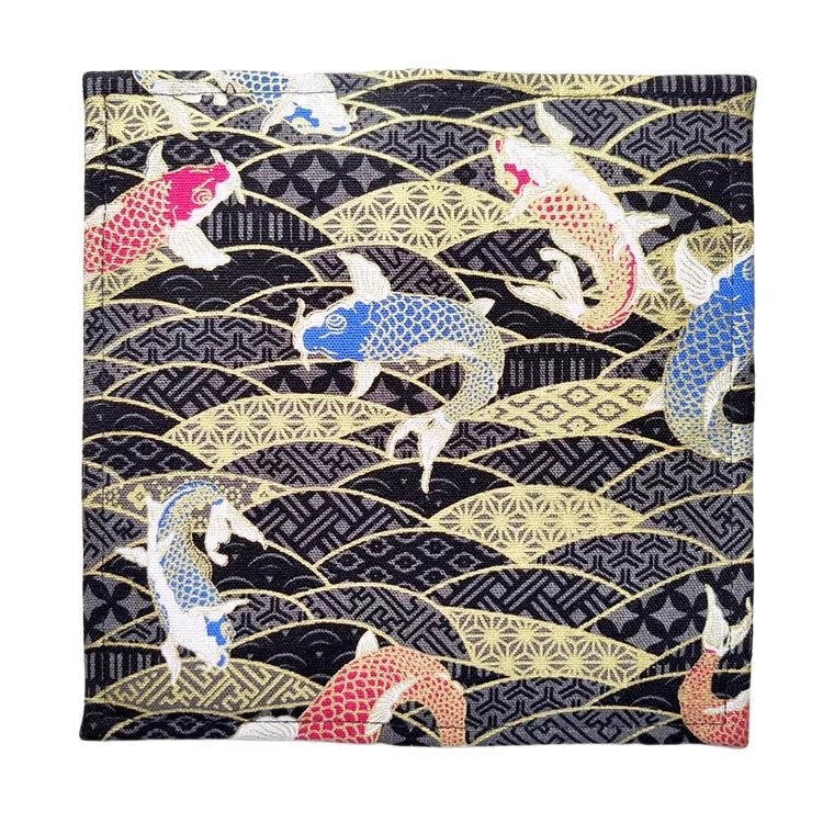 Handmade Japanese Koi Long Fabric Wallet