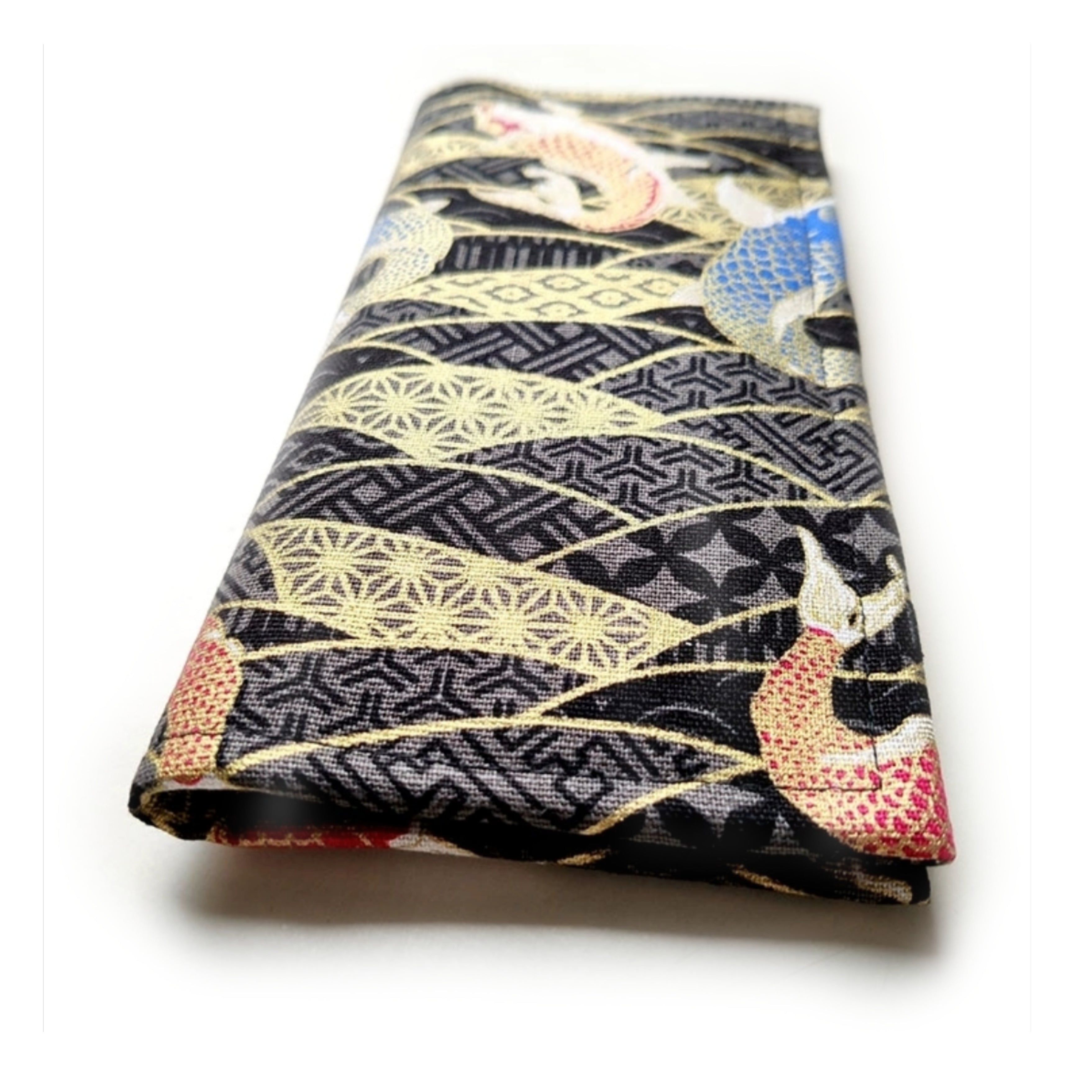Handmade Japanese Koi Long Fabric Wallet