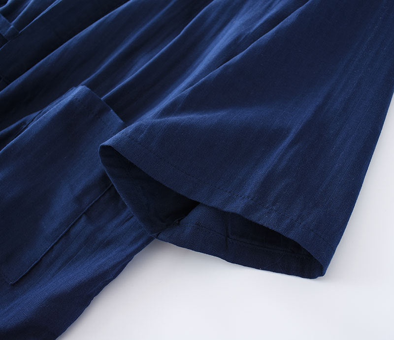 Close-up of dark blue fabric on a white background