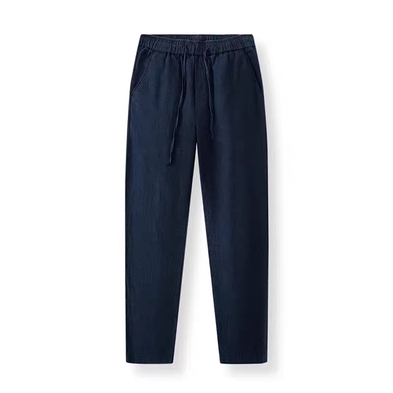 Navy Linen Pants