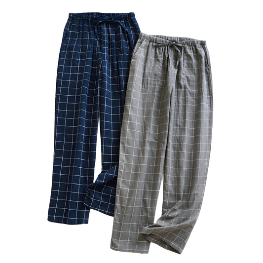 Checked Japanese Pajamas Pants