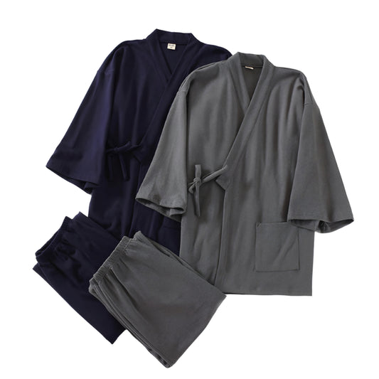 Relaxed Fit Super Warm Japanese Pajamas Set