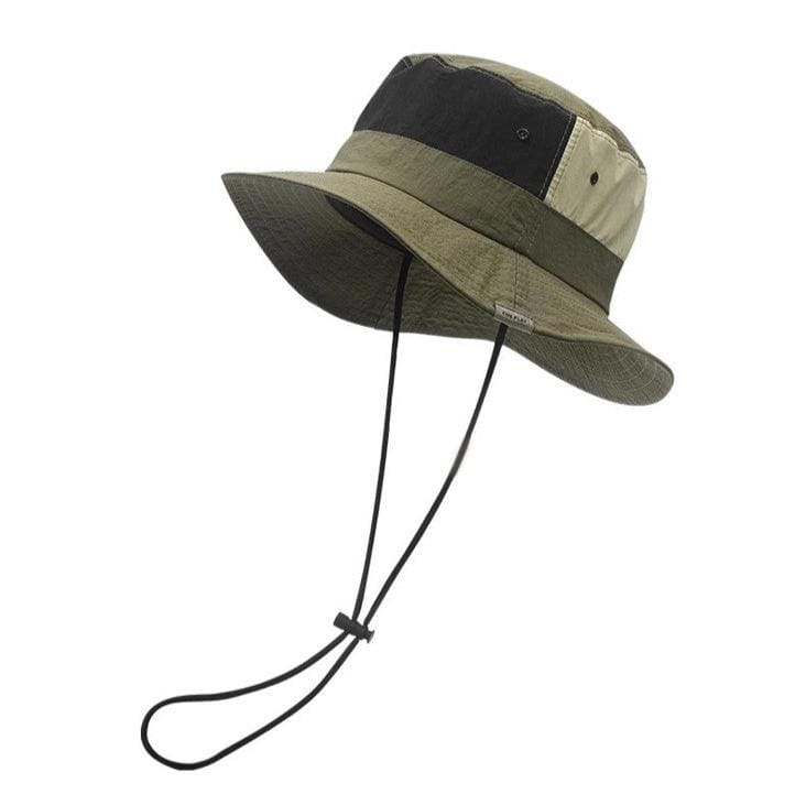 Color Block Quick-Dry Fisherman Hat