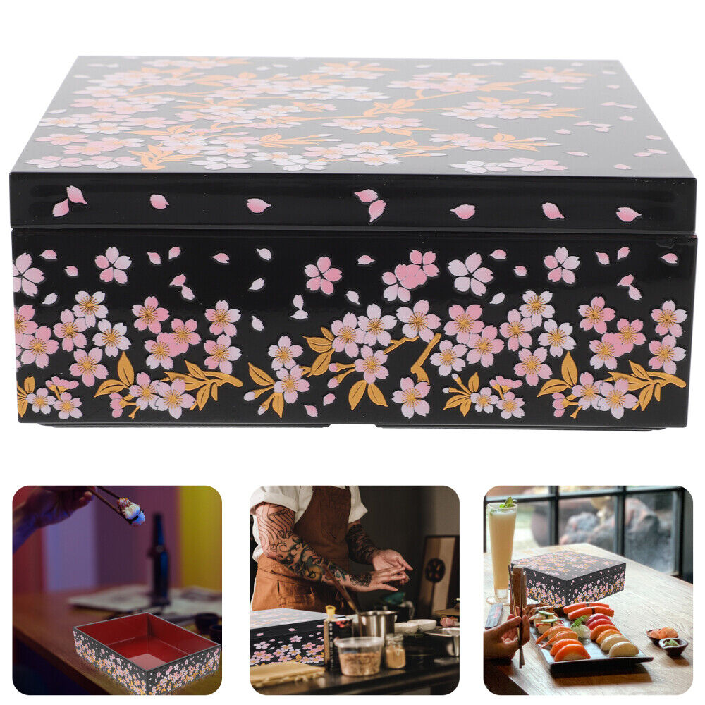 Black Sakura Bento Box
