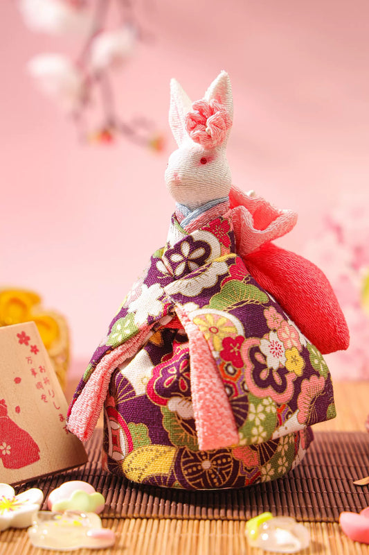 Festival Kimono Rabbit Music Doll