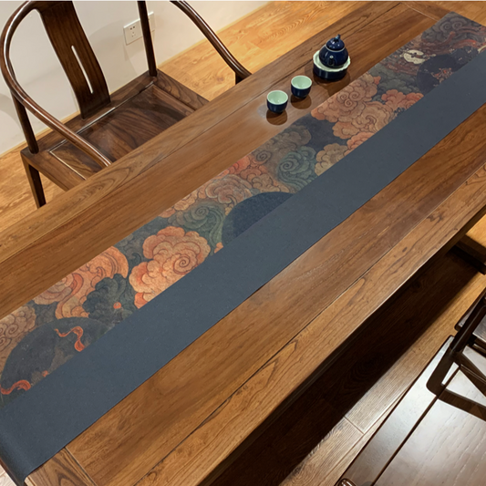 Zen Nimbus Linen Table Runner