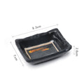 Gold Paint Brush Stroke Sauce Plates
