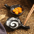 Japanese Ceramic Chopstick Rest with Sauce Dish
