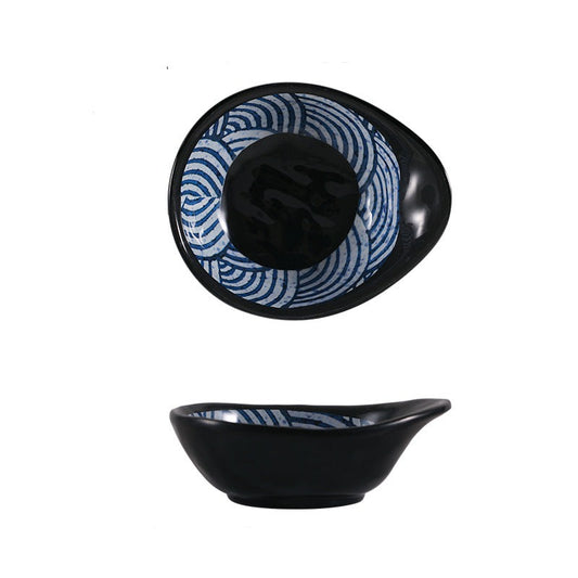 Seigaiha Handled Appetizer and Dipping Bowls 170/400ml