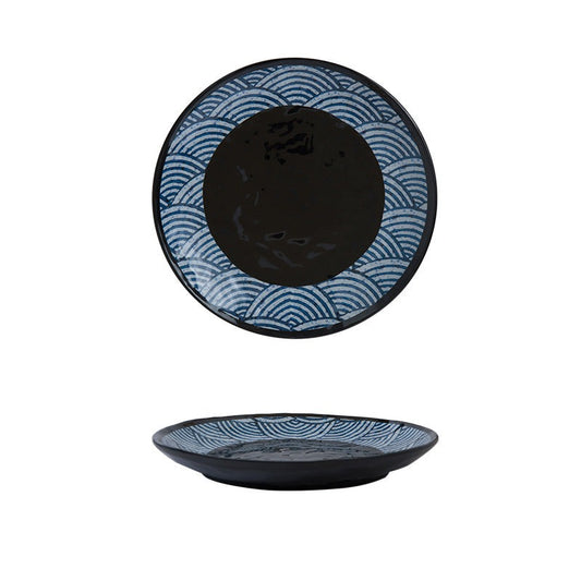 Seigaiha Deep Plate