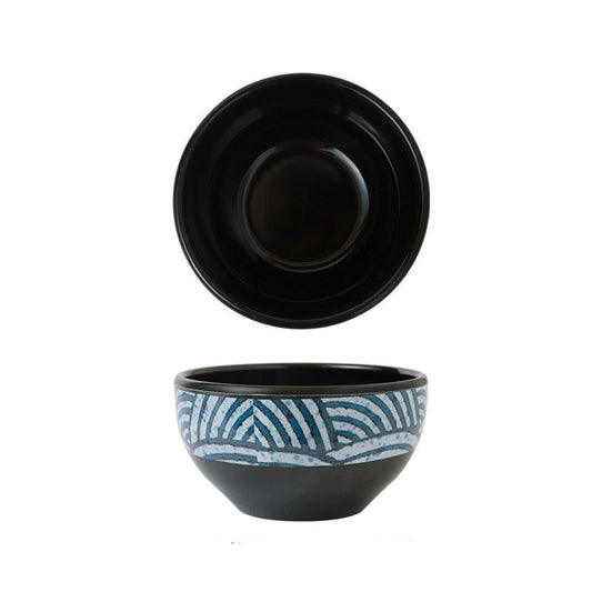 Seigaiha Ceramic Standard Rice Bowl