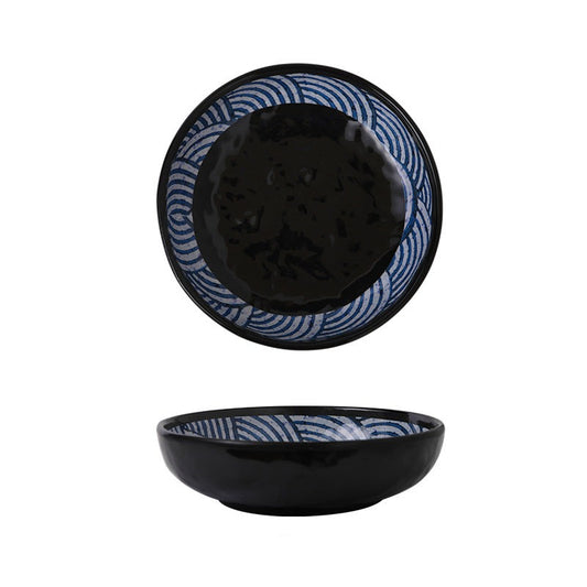 Seigaiha Shallow Bowl