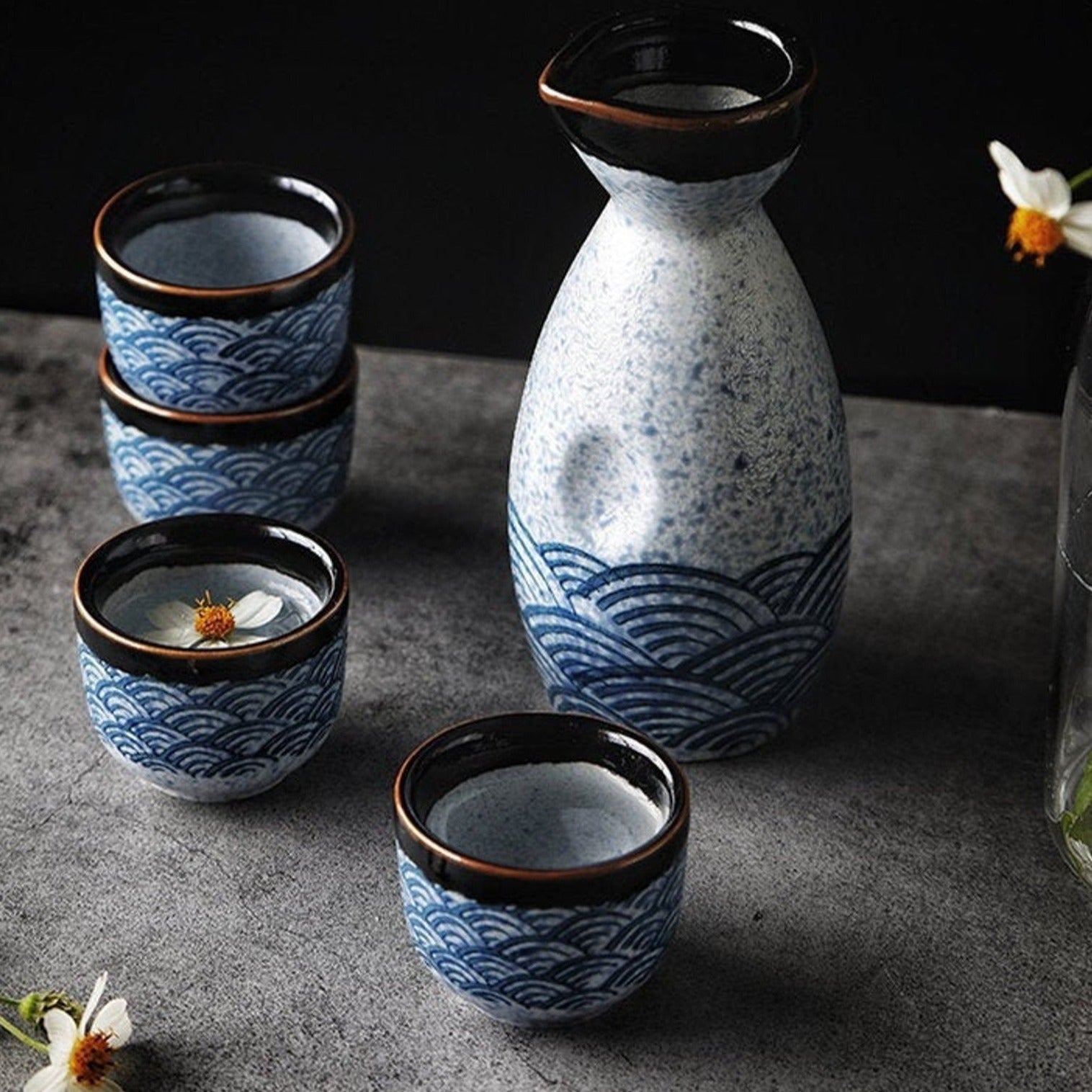 Seigaiha Pattern Ceramic Ware & Clothing & Gift | Seigaihaya