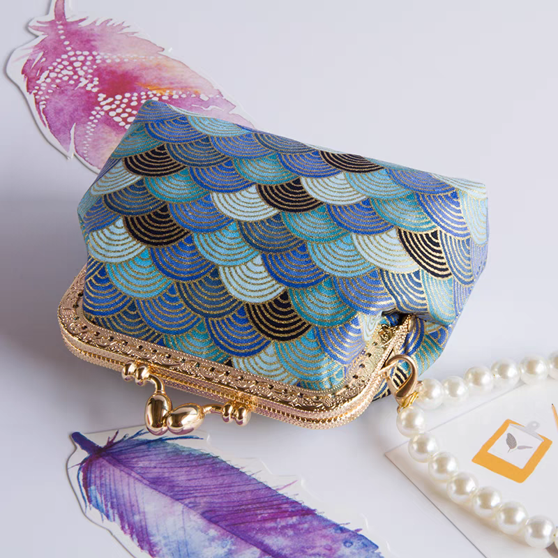 Seigaiha Coin Purse