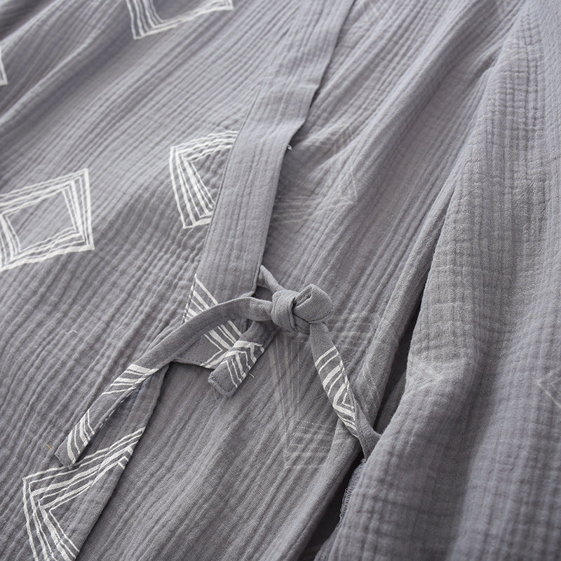 Traditional Japanese Home Yukata Bathrobe