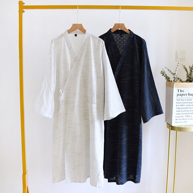 Traditional Japanese Summer Yukata Bathrobe